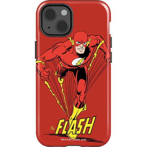 DC Comics The Flash Classic Action Pose Art iPhone 15 Impact Case